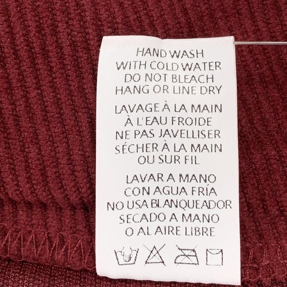 Windsor NWT Corduroy Pleated Mini Skort Front Buttons Closure Wine Size M - Picture 14 of 15